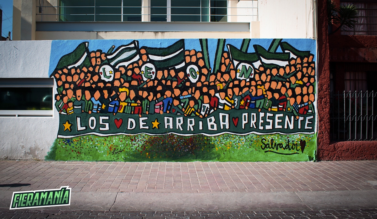 mural los de arriba leon